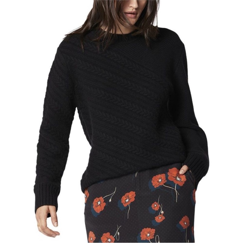 Equipment Seranon Wool Cableknit Sweater
